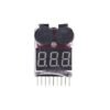 LiPo Voltage Tester with Buzzer Alarm for 1S to 8S Batteries