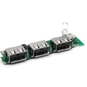 3 USB Power Bank Charging Module Circuit Board – DIY Battery Charger with Triple USB Ports