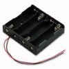 AA 4 Cell Battery Holder for Portable Electronics Projects