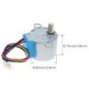 28BYJ-48 High Quality Stepper Motor for Robotics, CNC, DIY Electronics Projects