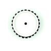 100x20mm Plastic Robot Wheel for DC Motor Drive Systems