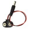 9V Battery Connector with DC Jack for Power Supply Projects