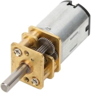 Home N20 6V 200 RPM Geared Motor for Robotics and DIY Projects