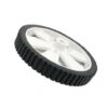 White BO Slim Wheel for Robotics and Smart Car Projects