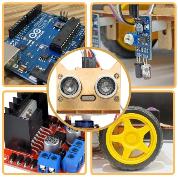 Obstacle Avoiding Line Follower Robotics Kit - Image 2