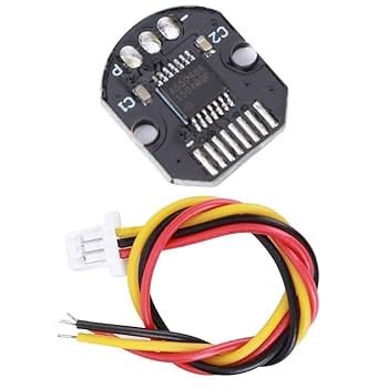 Rotary Encoders: Working, Types and Real world Applications. Magnetic rotary encoder module with sensor and wiring for position and motion detection