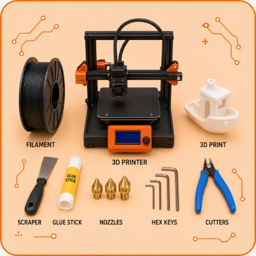 3d printing at elecrocomps.in