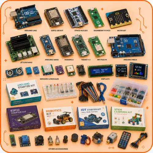 Development Boards and kits at electrocomps.in