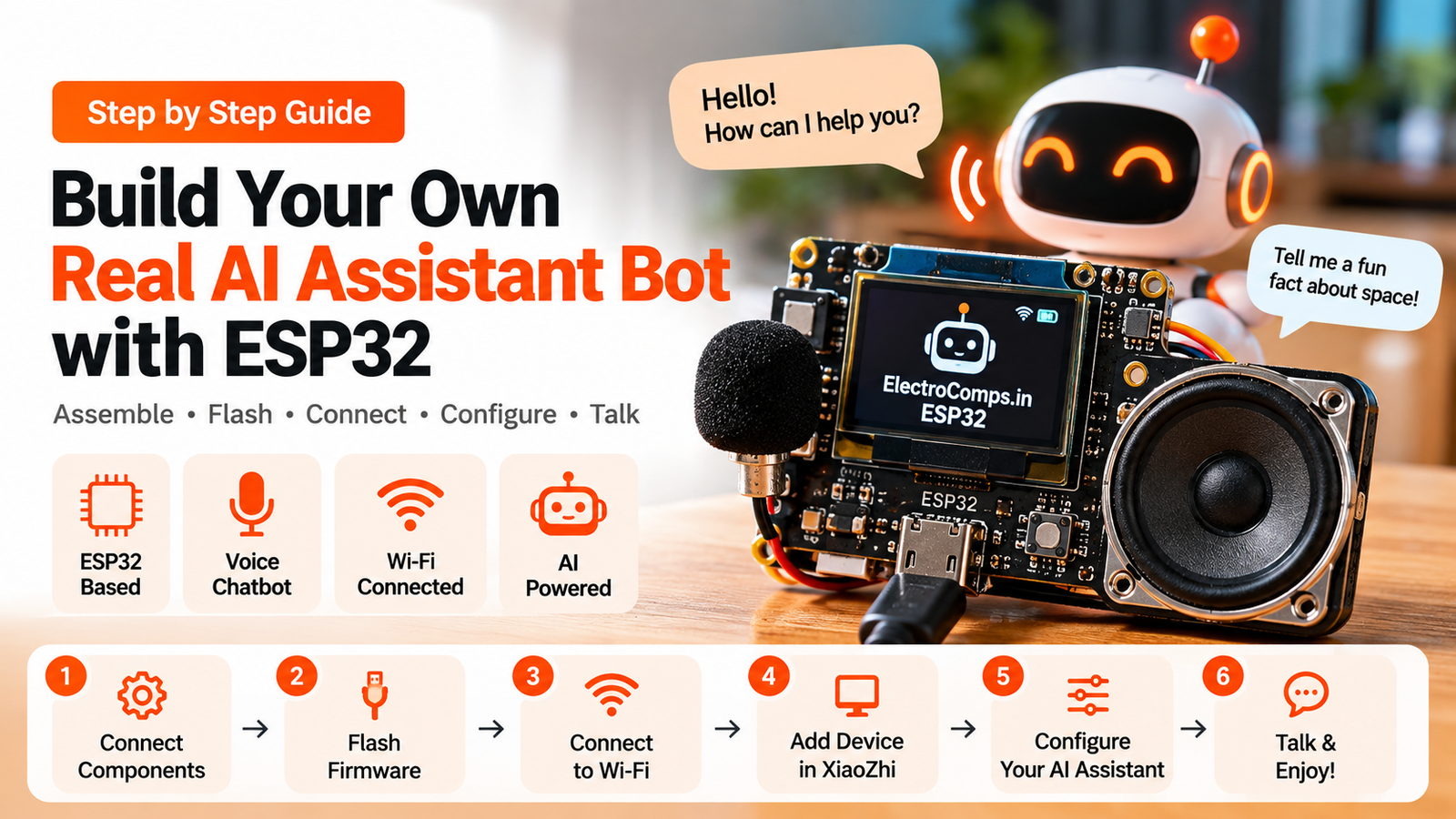Build Your own real AI Assistant Bot with Esp32