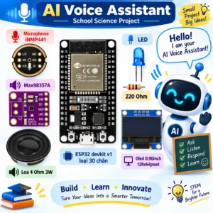 ESP32 AI Voice Assistant School Science Project