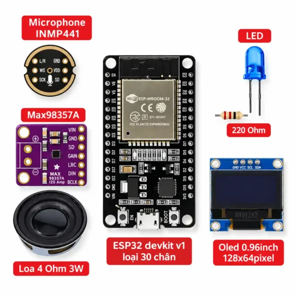 ESP32 AI Voice Assistant School Science Project – Powerful DIY STEM Kit