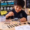 DIY ESP32 Drone Frame 98mm – 8520 Coreless Motor 3D Printed Frame