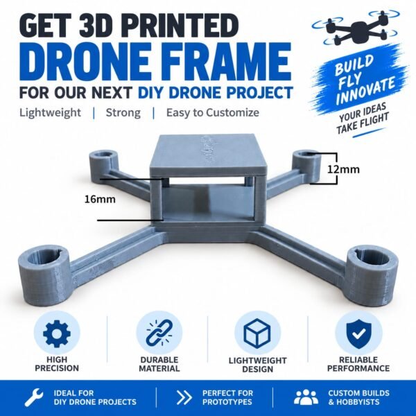 DIY ESP32 Drone Frame 98mm for 8520 Coreless Motor