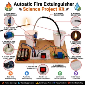 Home Automatic Fire Extinguisher Science Project