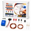 Wireless Power Transmitter School Science Project with Tesla Concept