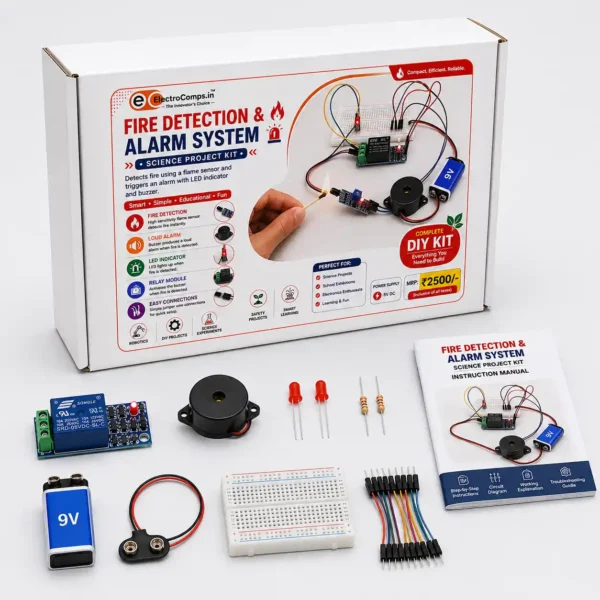 img2 Automatic Fire Detection and Alarm System School Science Project – Amazing DIY Kit