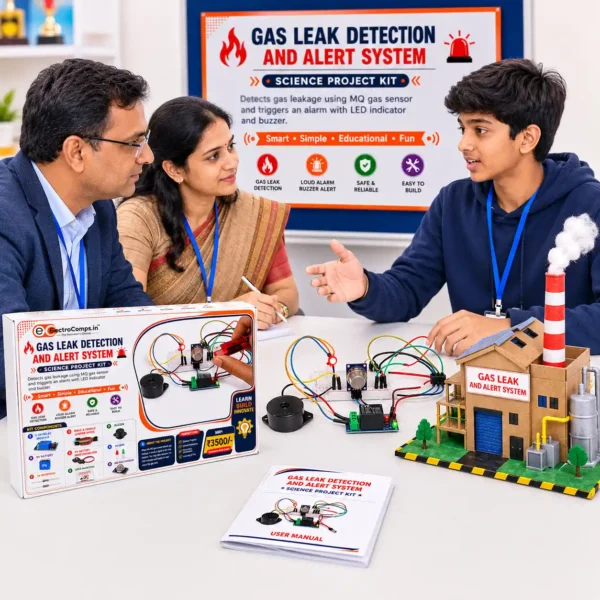 Automatic Gas Leakage and Alarm System School Science Project – Award Winning DIY Kit