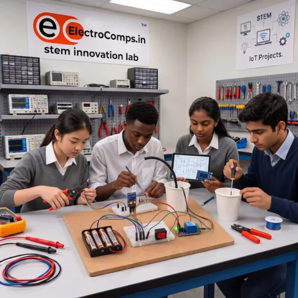 Automatic Fire Extinguisher Science Project for School Students – DIY STEM Kit | ElectroComps