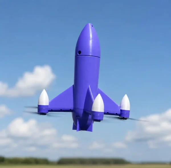 3D Printed High Speed FPV Rocket Drone Frame – 30×30mm Stack Compatible